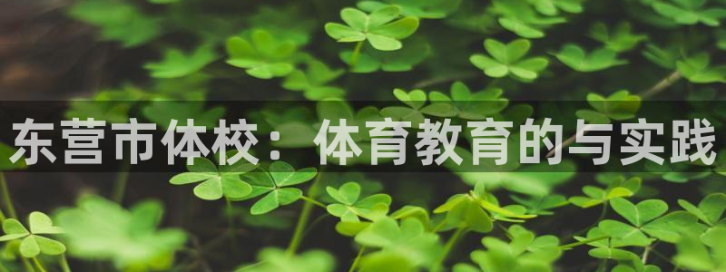 公海赌赌船官方正版app娱乐网站：东营市体校：体育教育的与实